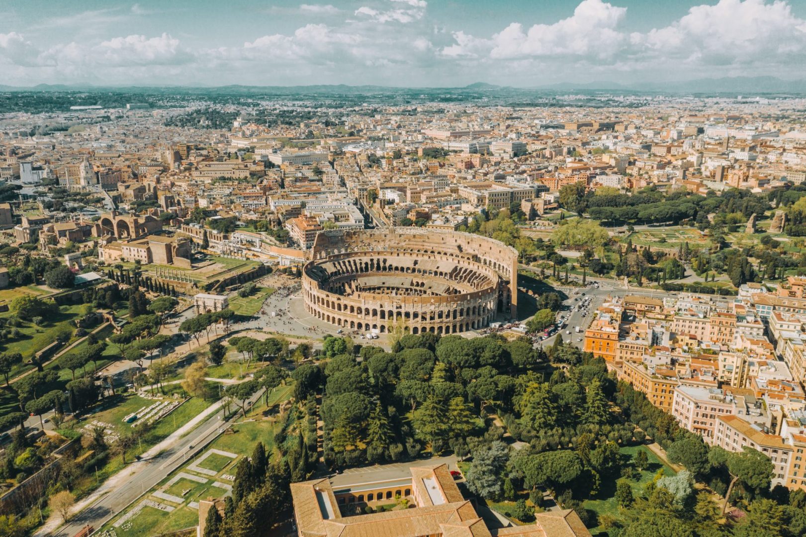 Railtrip ; Rome ; Vatican ; Basilique ; Colisée ; Palatin ; Borghese